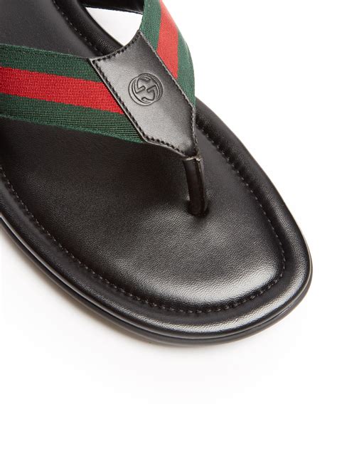 mens gucci slippers|gucci flip flops for men.